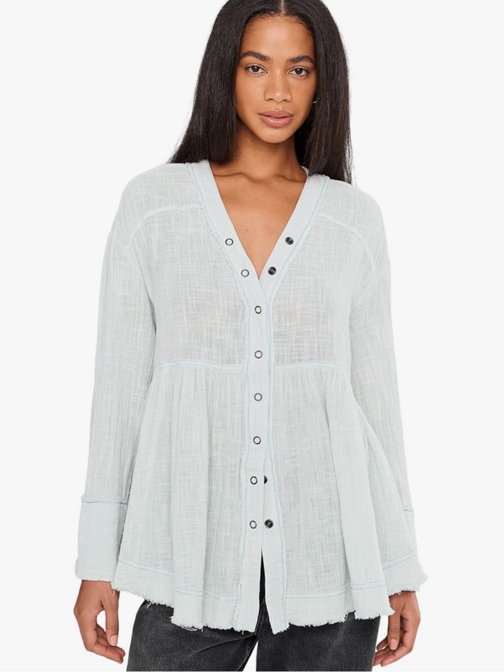 Free People We The Free Miles Away Babydoll Top
